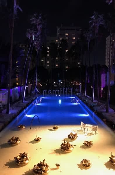Golden Pond Wishes ( commissioned for Art Basel MB Douglas Elliman private event, Delano Hotel pool)