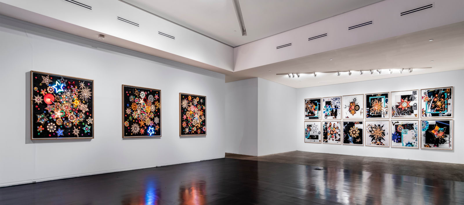 Carlos Betancourt, The Future Eternal (Process as Ritual), exhibit view, 2018