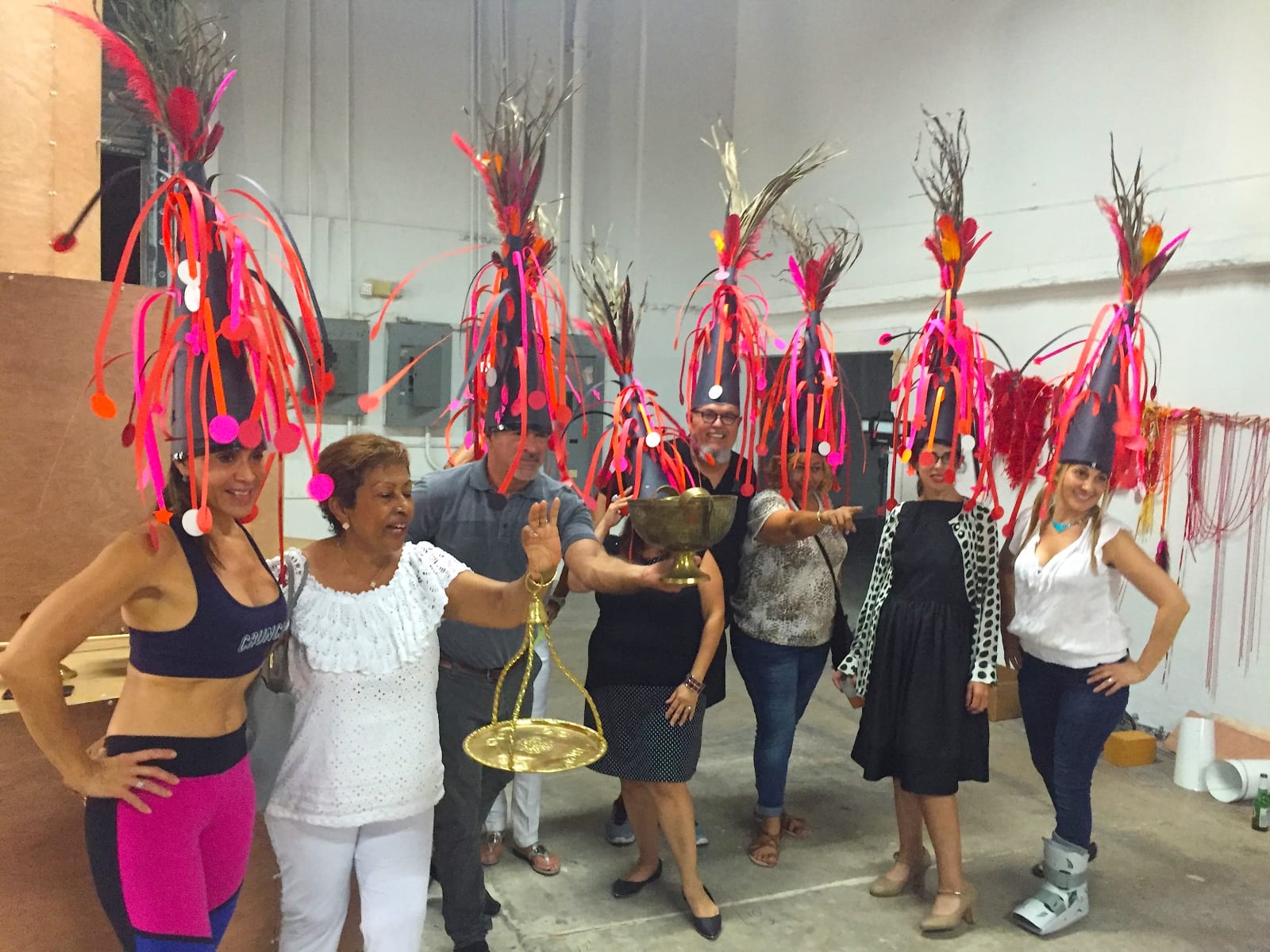 Carlos Betancourt, Images of Construction and Rehearsal; Art Processional Faena: The Pelican Passage, Tide by Side, site specific commission, 2016
