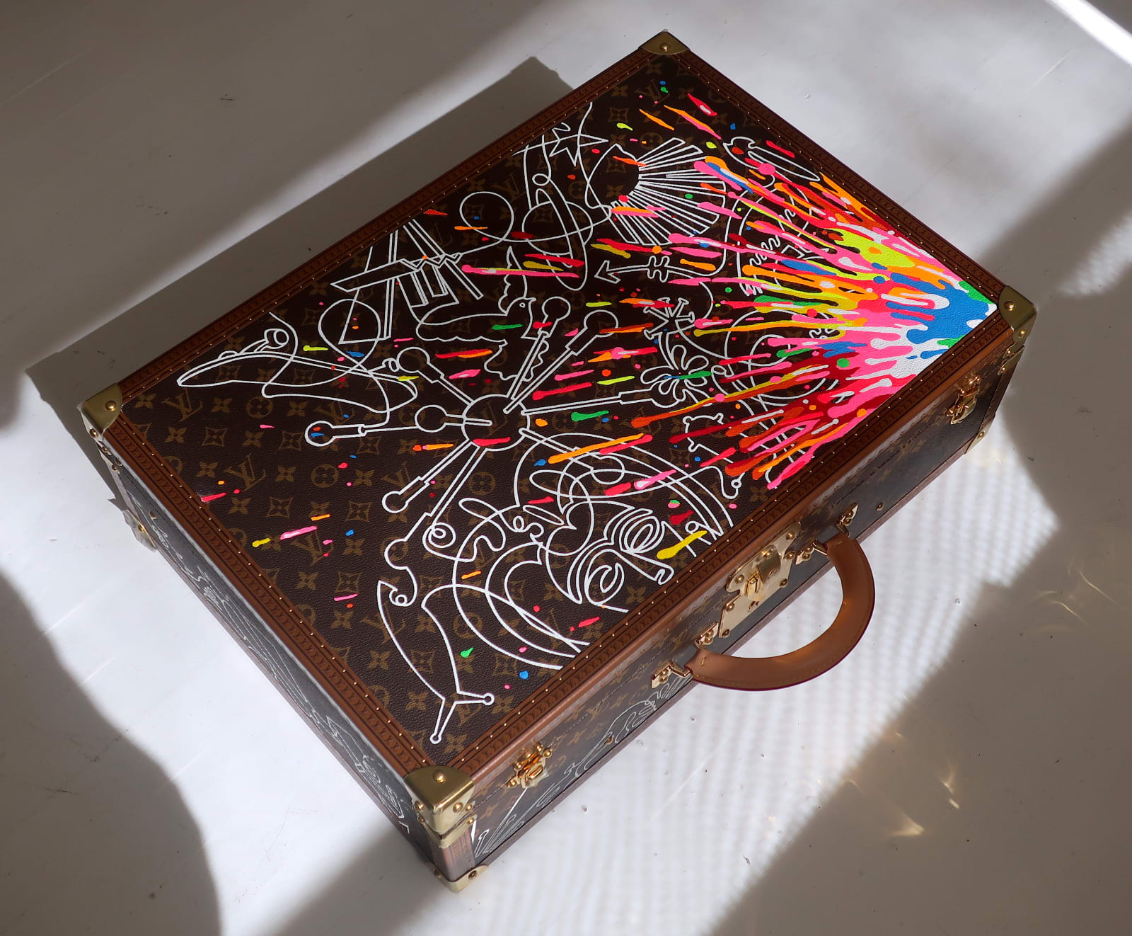 Carlos Betancourt, Louis Vuitton commission: One Line drawing for LV, 2019