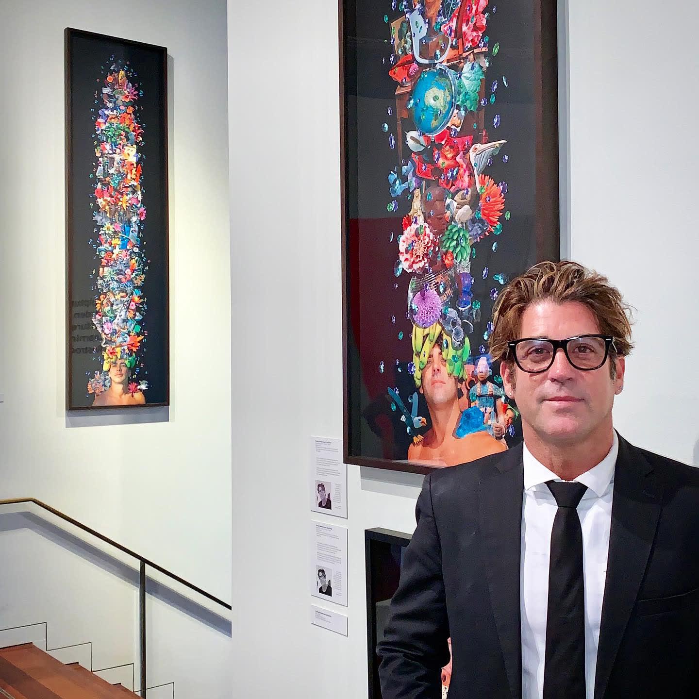 Carlos Betancourt, Totem for Light (exhibit images, Trans-American, Mc Nay Museum, Texas), 2009