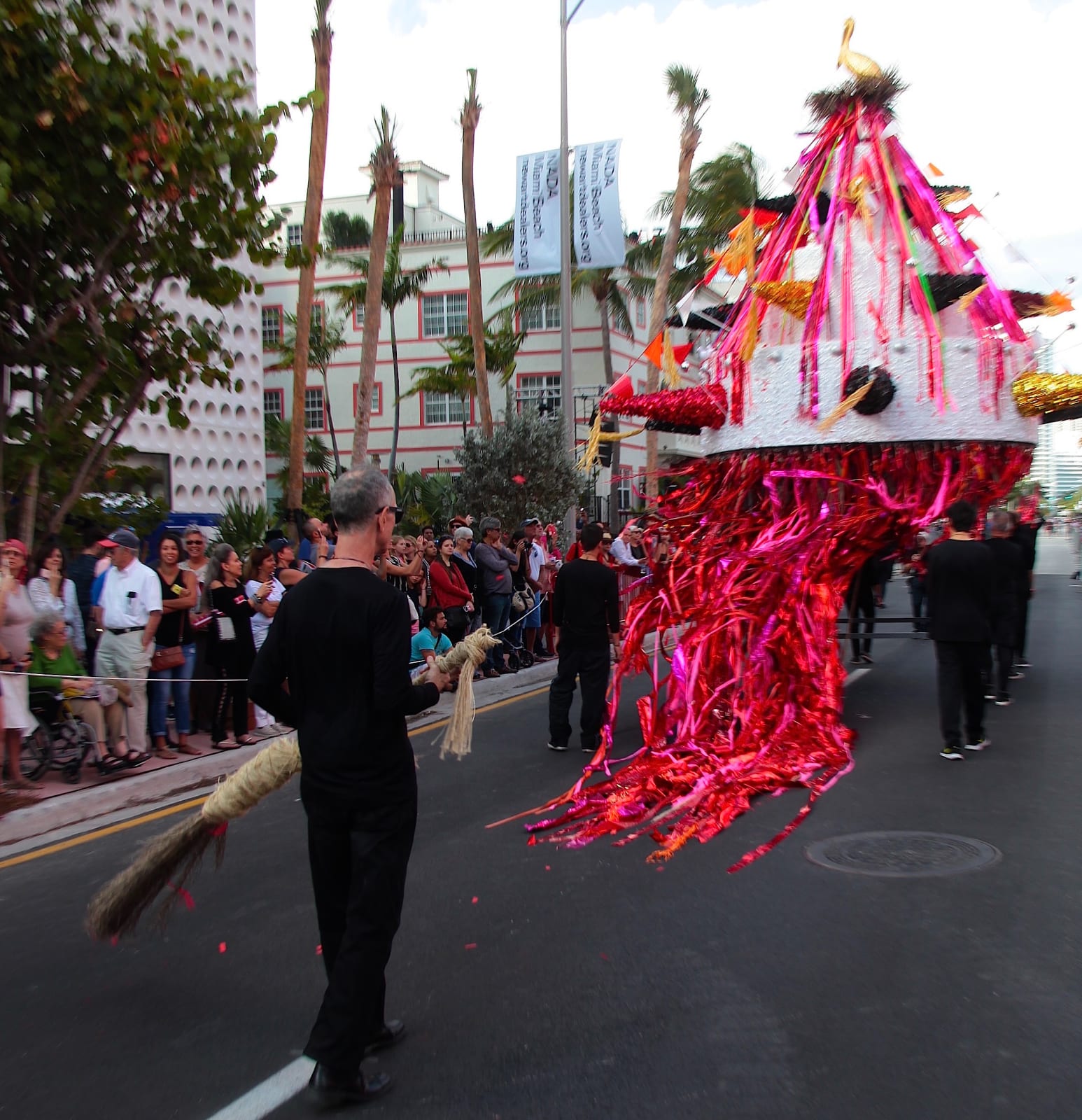 Carlos Betancourt, Art Processional Faena: The Pelican Passage, Tide by Side, site specific commission, 2016