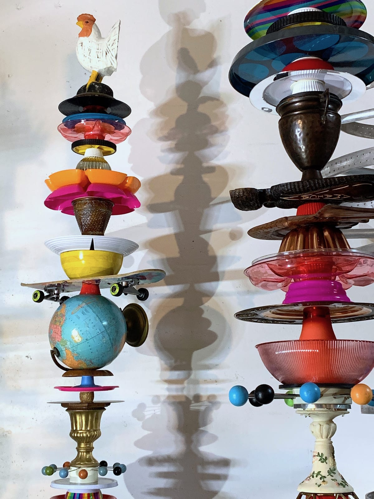 Carlos Betancourt, (detail) On the Edge: The Hopeful Forest (rooster II), 2019