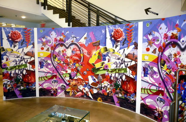 Carlos Betancourt, Lapidus Infinitus III, wallpaper mural (Barney's NYC site specific commission), 2009
