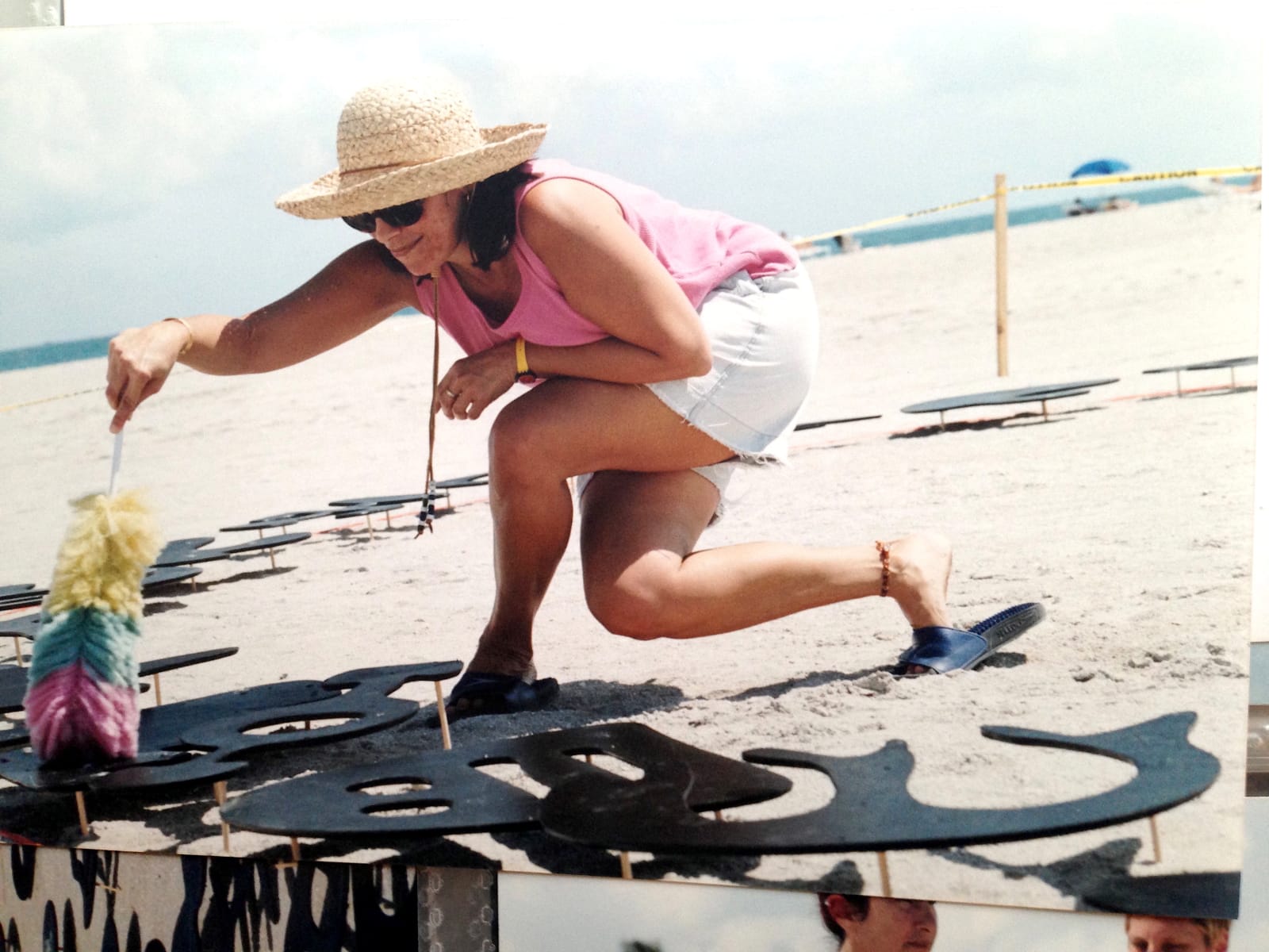 Carlos Betancourt, Sound Symbols Project, site specific installation, Miami Beach, Florida (assembly), 2000