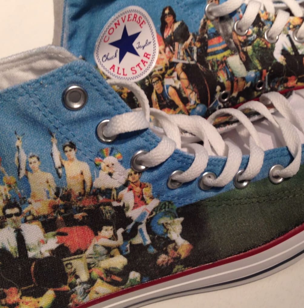 Carlos Betancourt, The (Last) Supper, (application on Converse shoes) Detail, 2013