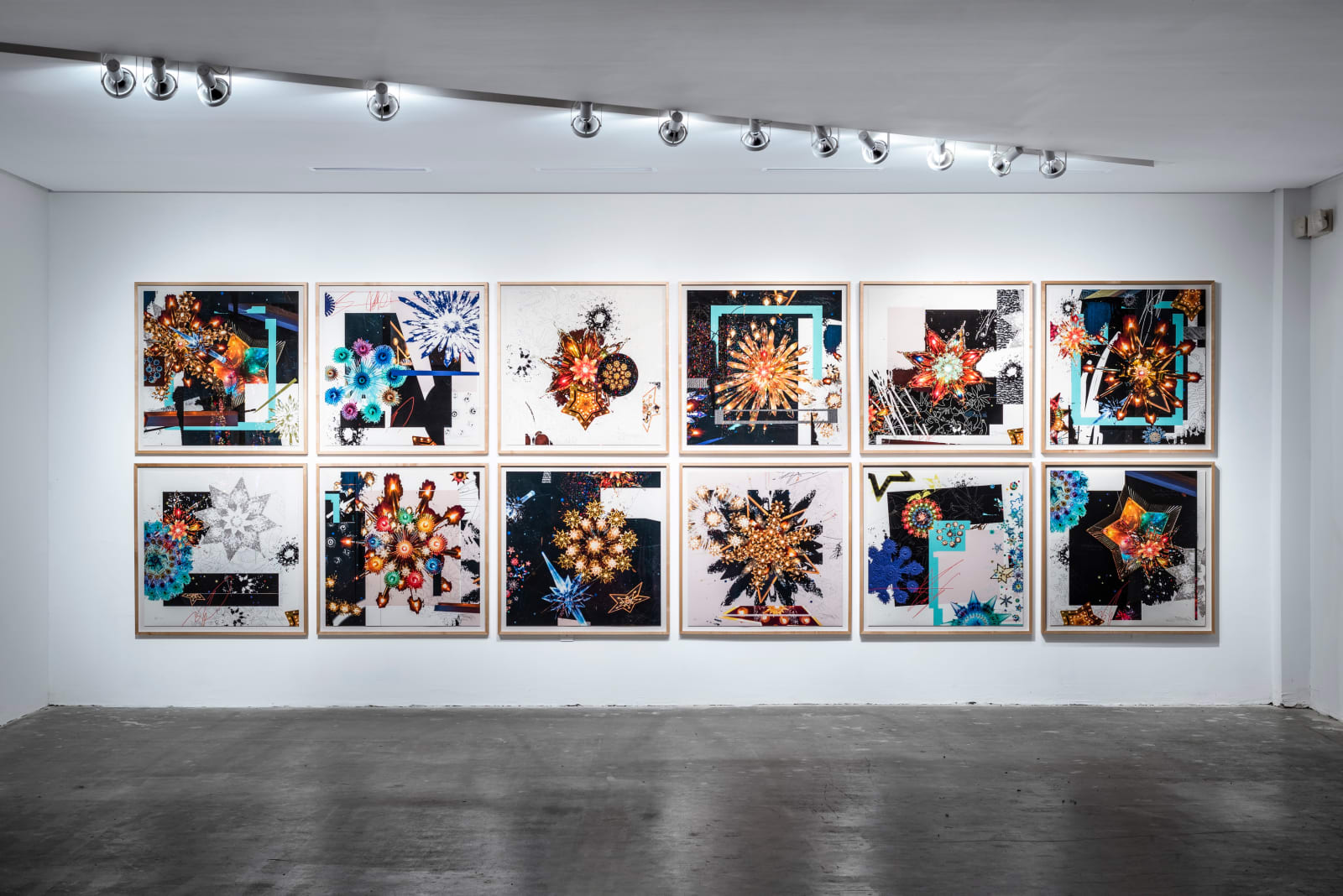 Carlos Betancourt, The Future Eternal (Process as Ritual), exhibit view, 2018