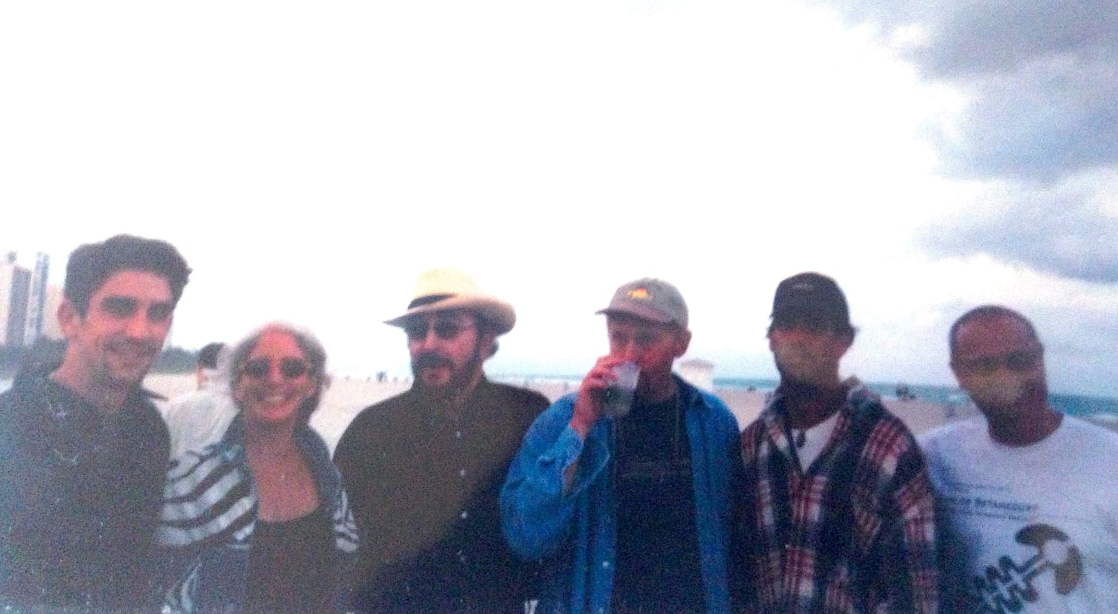 Carlos Betancourt, Sound Symbols Project, site specific installation, Miami Beach, Florida (event day, poetry reading with poets Richard Blanco and Campbell Mc Grath), 2000