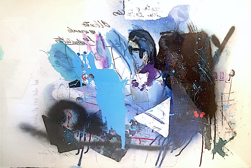 Carlos Betancourt, Self Portrait and Windows II, (large sketches), 2014-2017