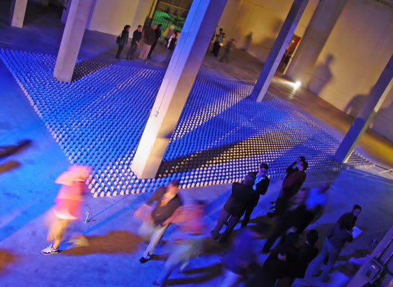 Carlos Betancourt, En la Arena Sabrosa, ( overall view, opening night), 2004