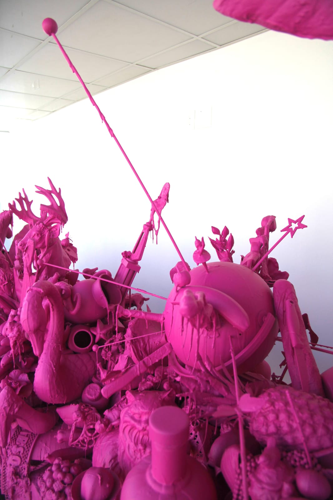 Carlos Betancourt, Let Them Feel Pink (detail view), 2012