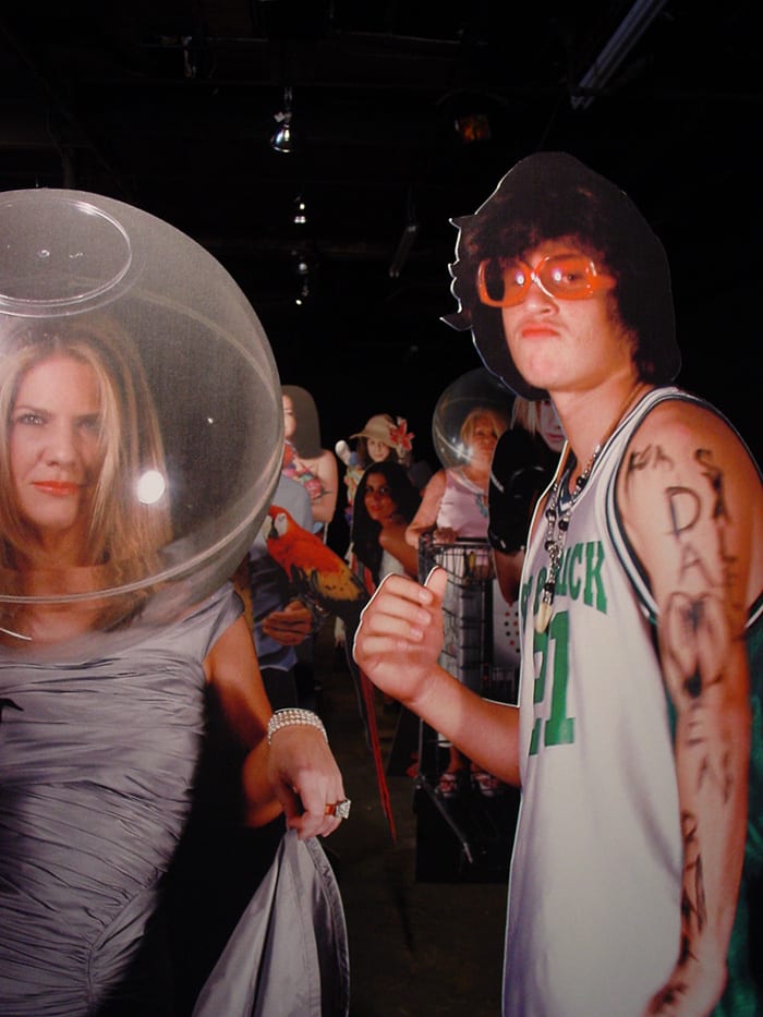 Carlos Betancourt, Installation, The Cut-Out Army, (detail view), 2006