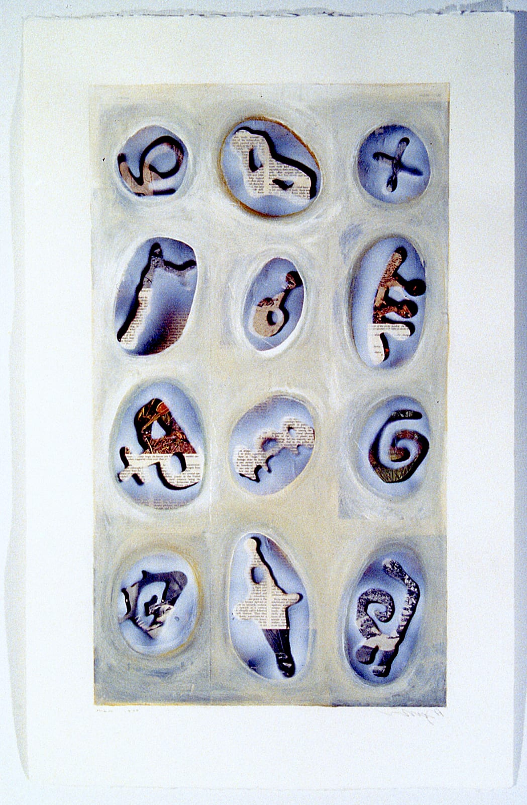 Carlos Betancourt, Untitled, Reclaiming Petroglyphs on Paper, 1997-99