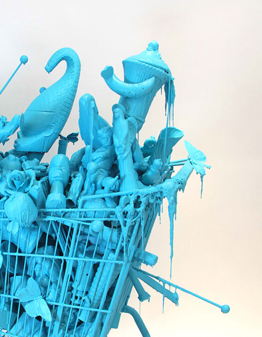 Carlos Betancourt, (Detail) Shopping Cart Atomic, 2011