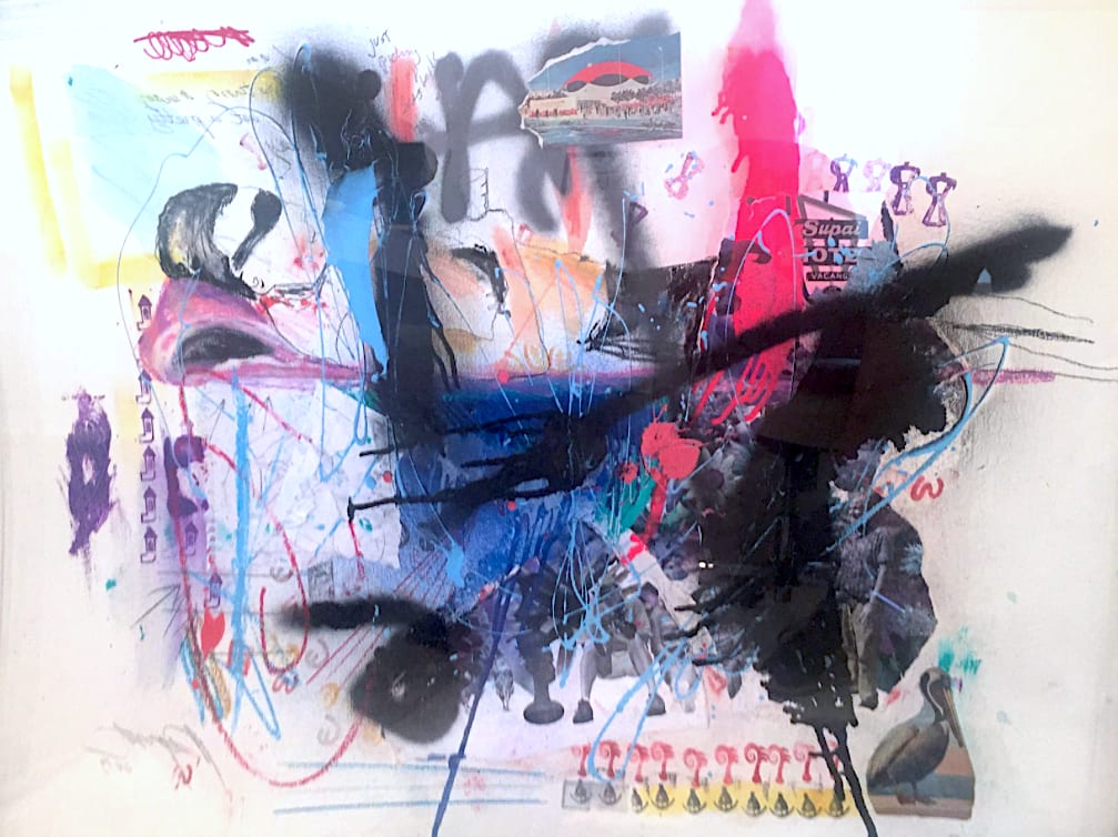 Carlos Betancourt, Self Portrait and Windows III, (large sketches), 2014-2017
