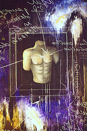 Carlos Betancourt, Liberty Mona Lisa (detail, full image not available, 1997