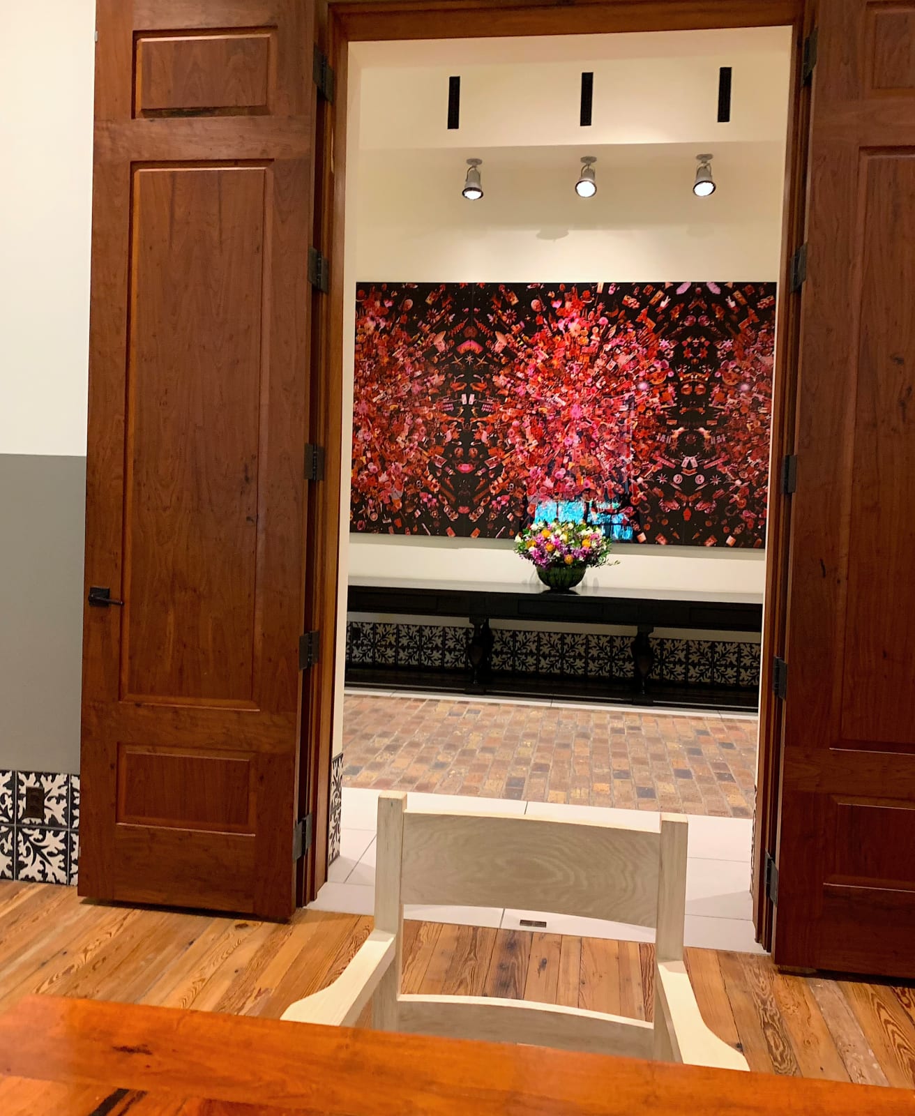 Carlos Betancourt, Commission for The Cellar at Pearls, San Antonio, Texas ( Partial view of artwork), 2016