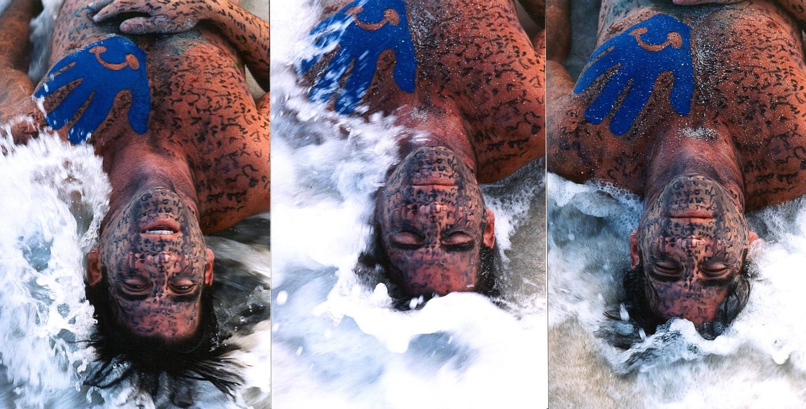 Carlos Betancourt, Daca Bagua III (Triptych) , 2001