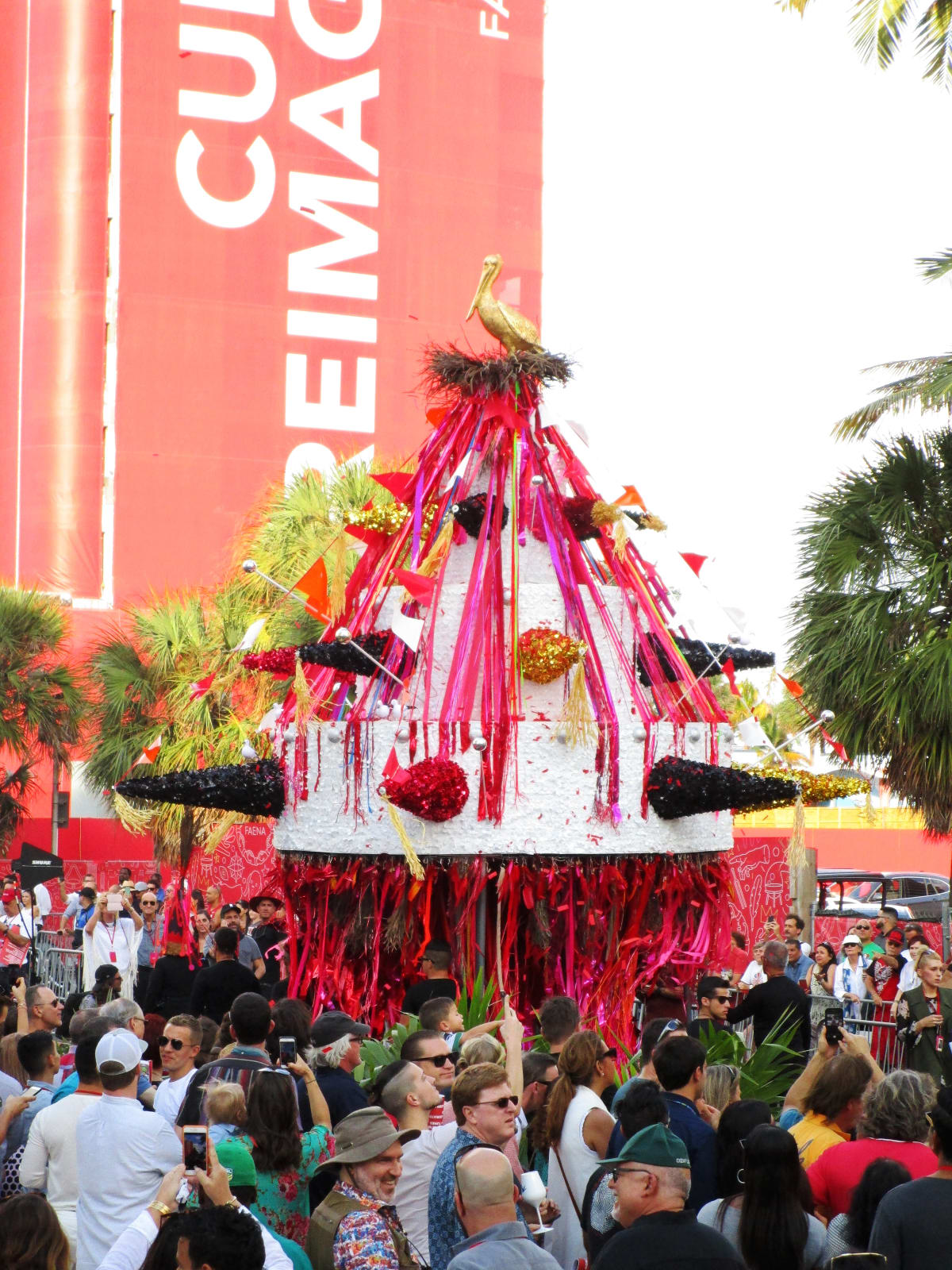 Carlos Betancourt, Art Processional at Faena: The Pelican Passage, Tide By Side, (site specific commission) , 2016