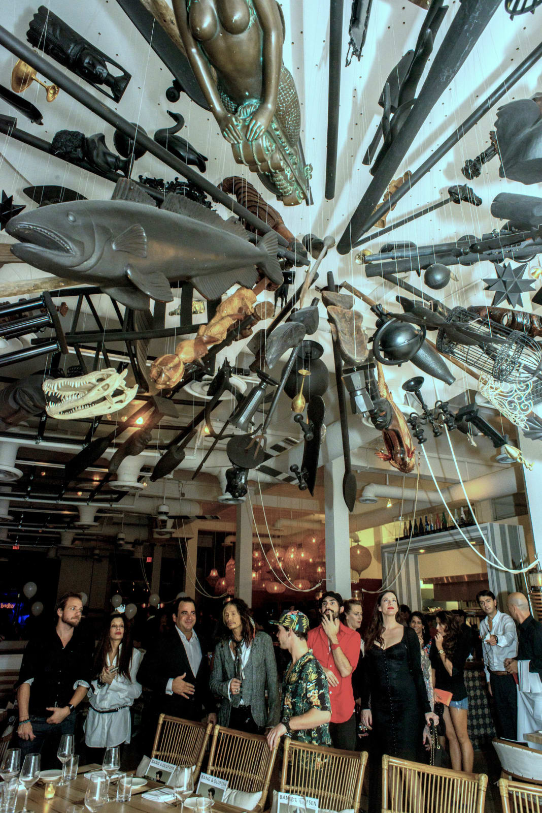 Carlos Betancourt in collaboration with Alberto Latorre, Suspended Sculptures series, Appropriations from el Rio, 2013