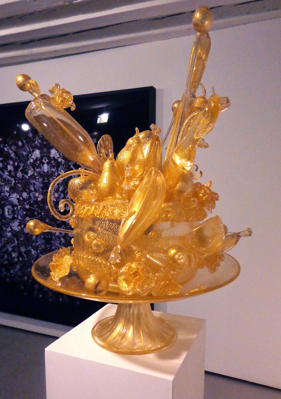 Carlos Betancourt in collaboration with Alberto Latorre, Cake Atomic, Murano (Berengo Studio Commission, Glasstress, Venice Project, 2012