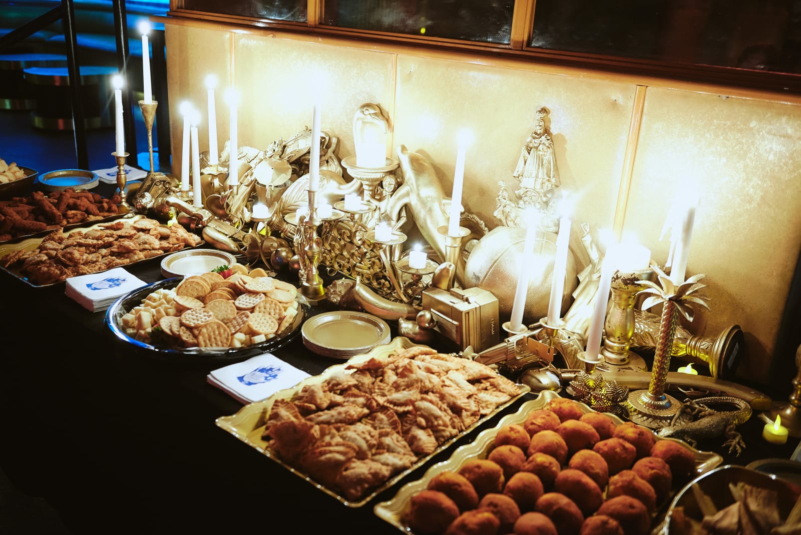 Golden Banana, site specific installation, Golden Lily NYC