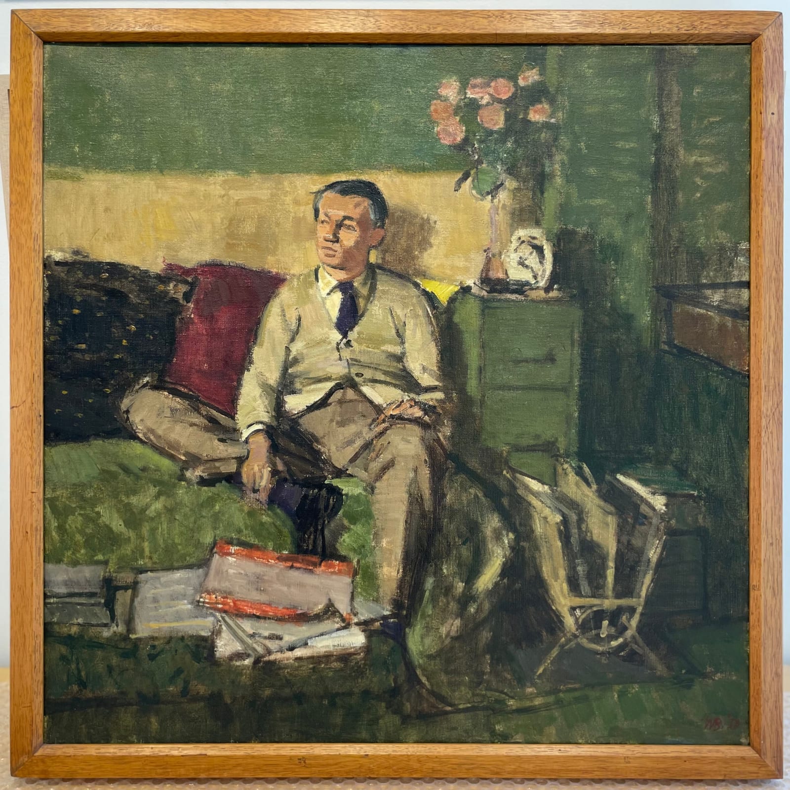 William Brooker, Portrait of David Gibbs, 1959