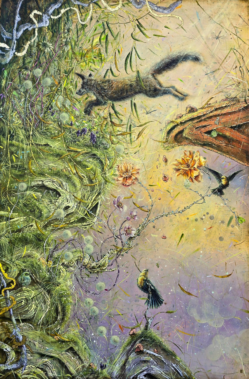Nathaniel Aric Galka, "To walk the future wooded dream...", 2024