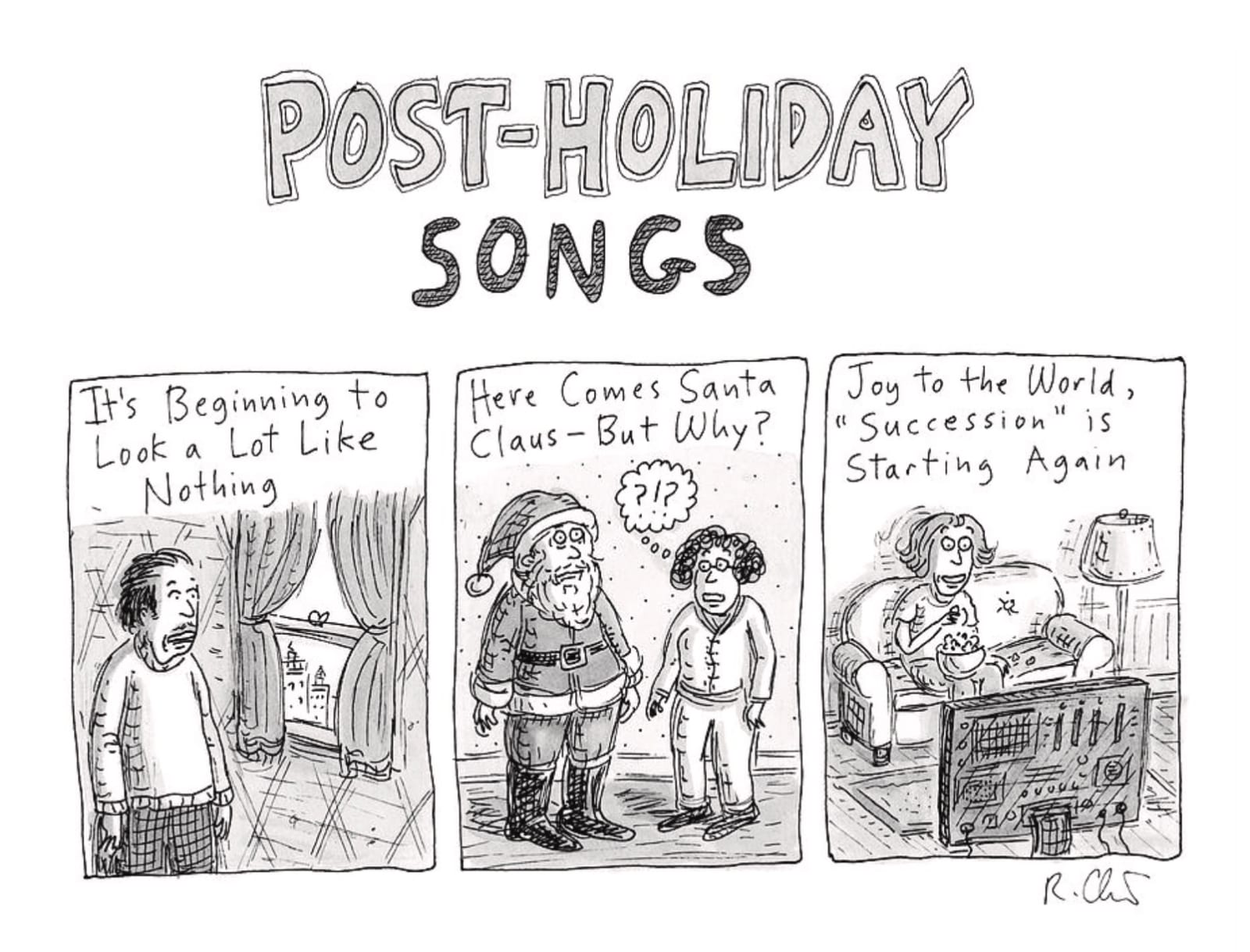 Roz Chast, Post-Holiday Songs, 2023, Mar 20