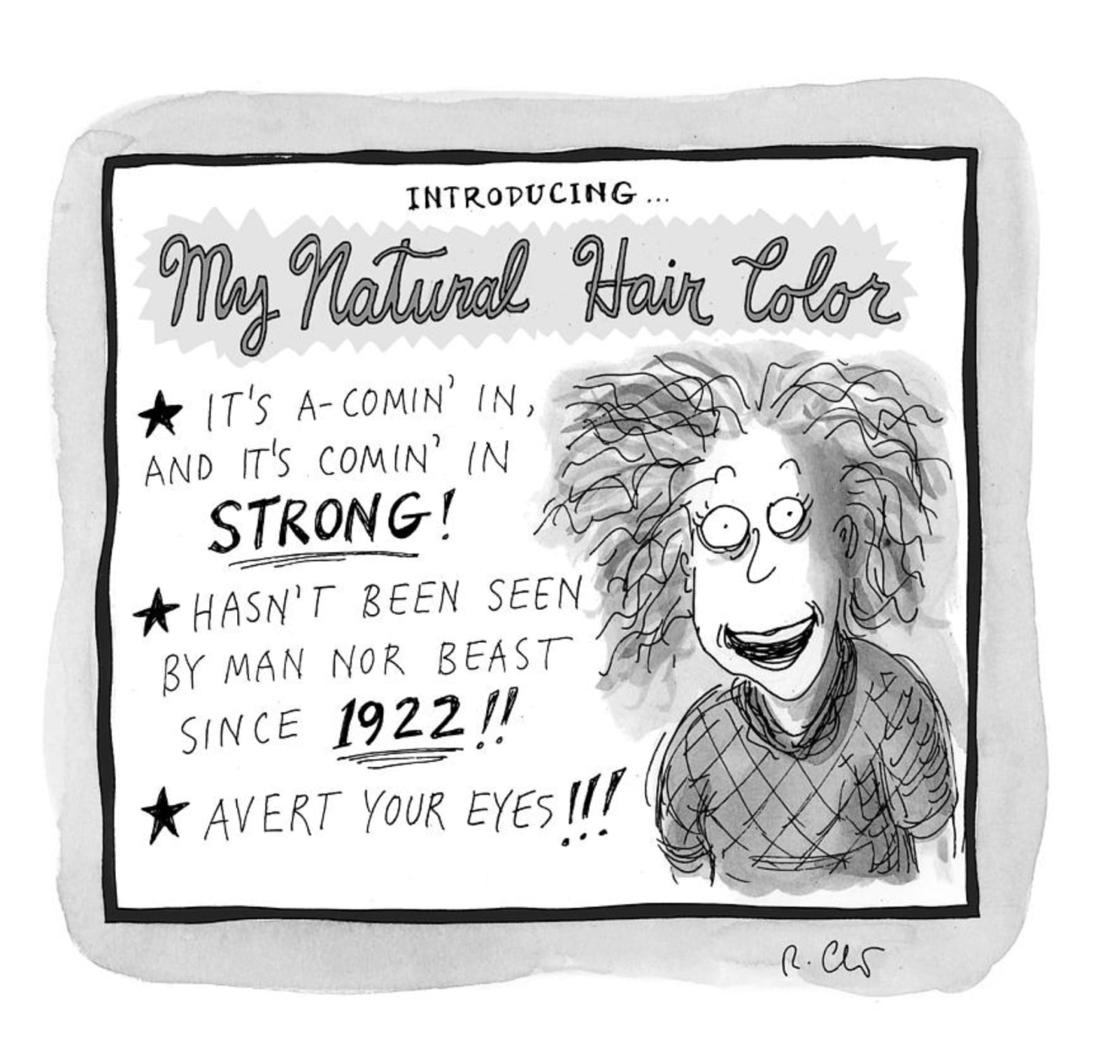 Roz Chast, My Natural Hair Color, 2020, Apr 13