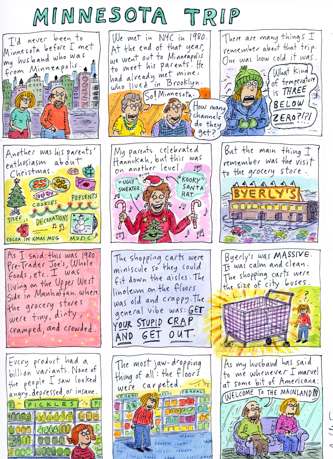 Roz Chast, Minnesota Trip, 2023