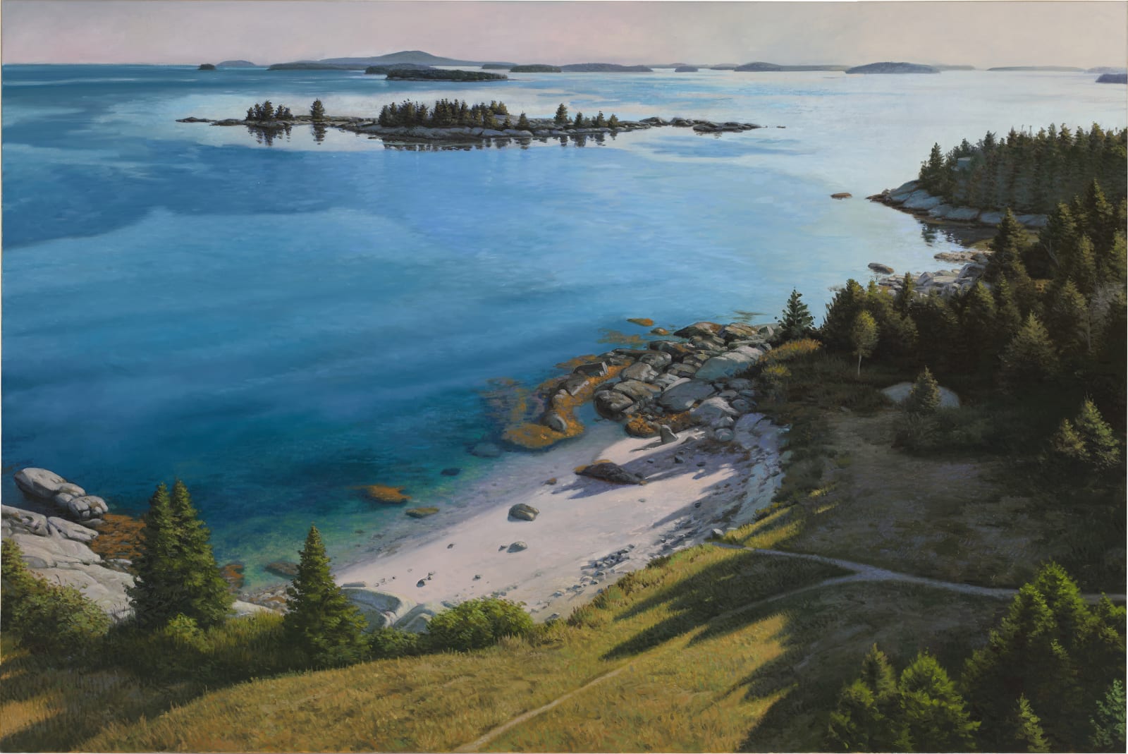 James Mullen Lazygut Island, 2021 Oil on canvas 40 x 60 inches (MULLEN 23)