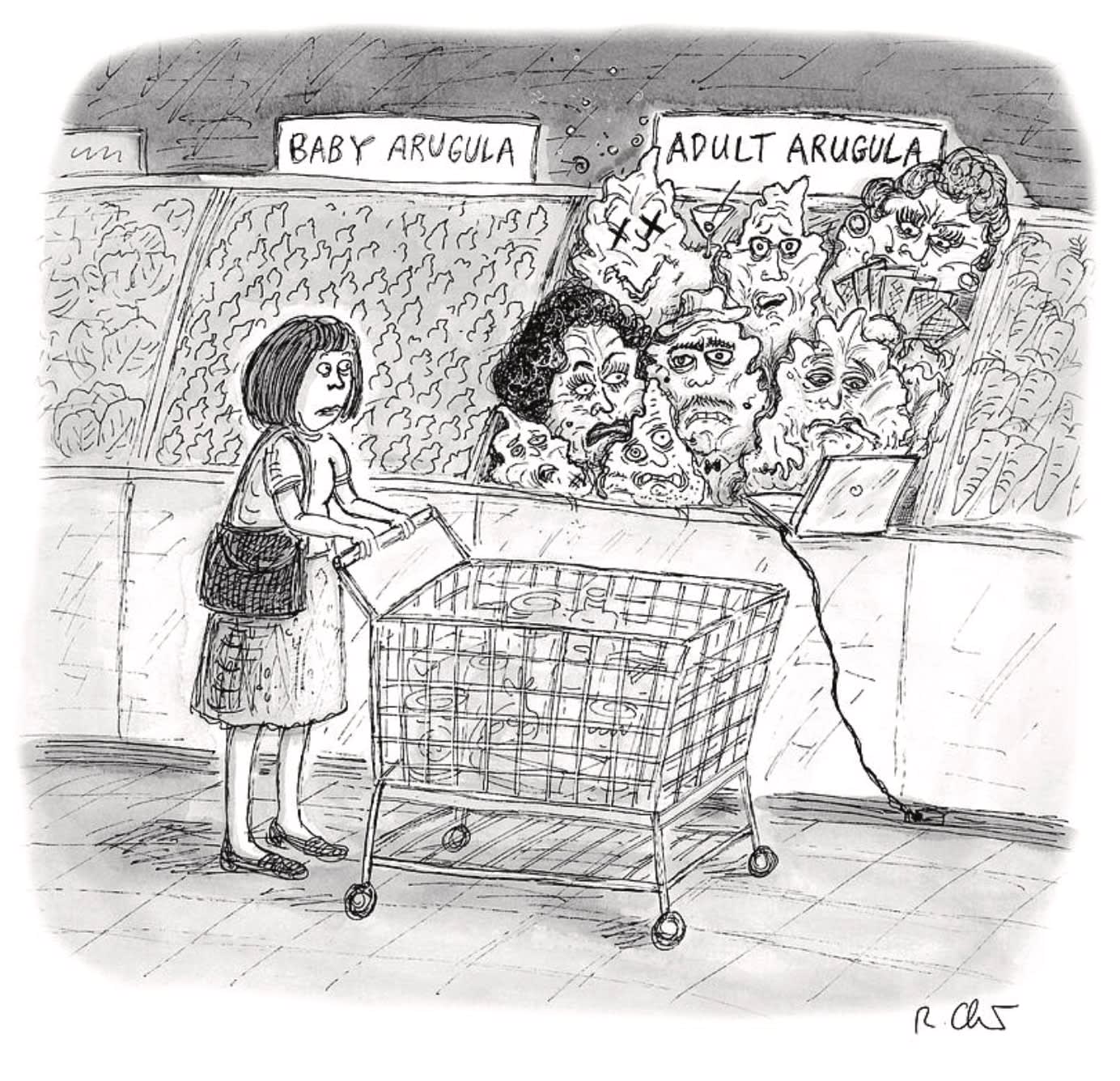 Roz Chast, Adult Arugula, 2024, Oct 7