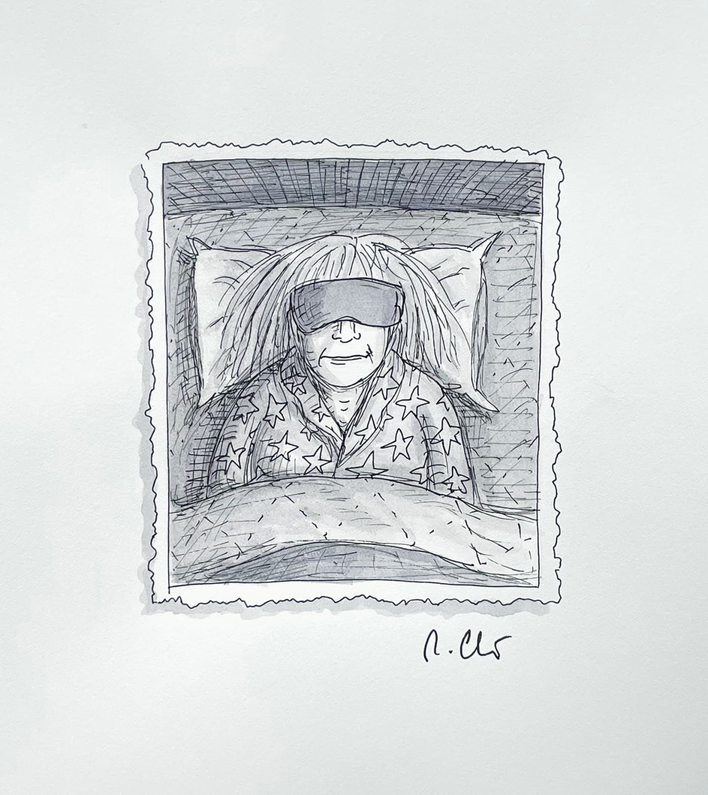 Roz Chast, Artwork from the book I Must Be Dreaming, 2023