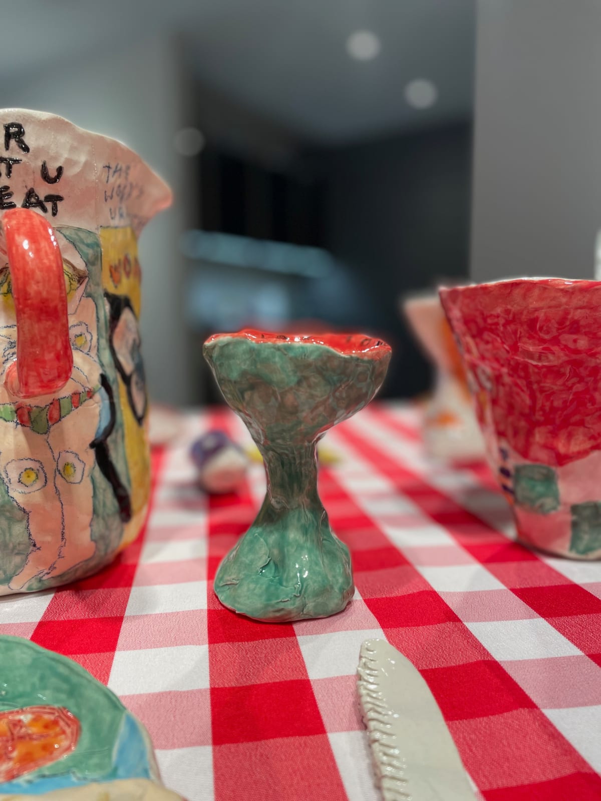 Nell Mitchell, Green Goblet, 2022