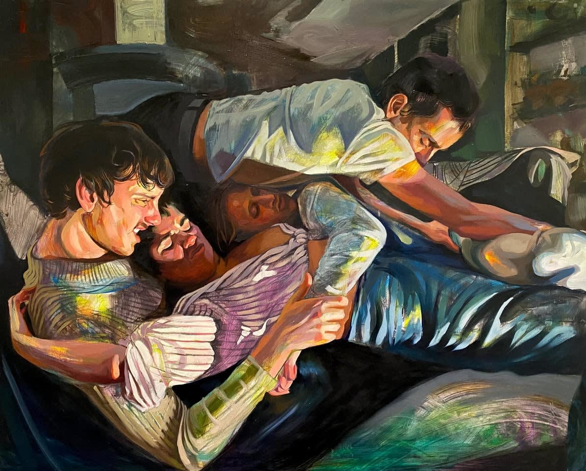 Naila Hazell, The bodily exertion of friendish enemies, 2022