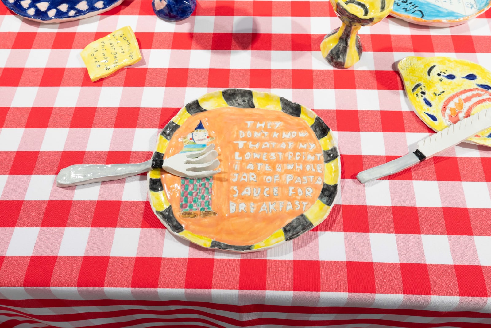 Nell Mitchell, Pasta Sauce Plate, 2022
