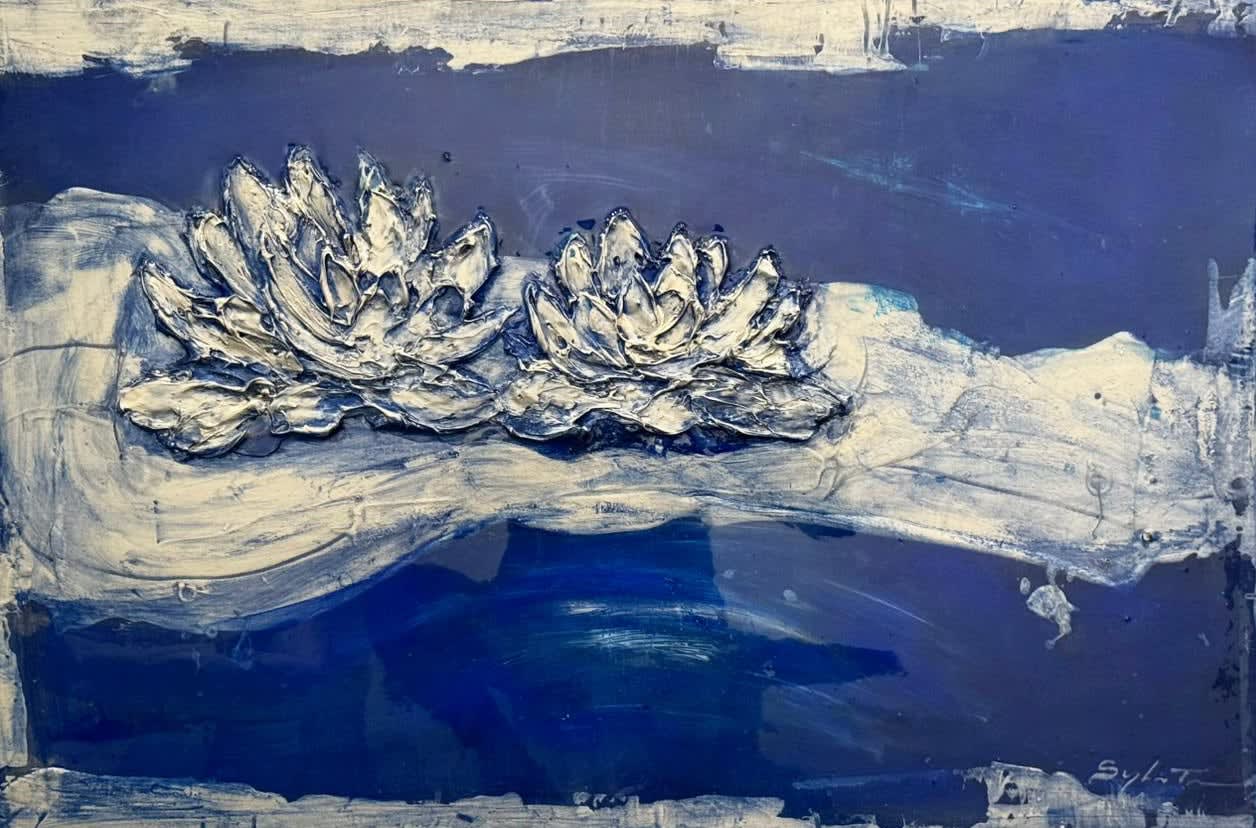 Sylvain Tremblay, Nenuphars In The Blue Pond, 2025
