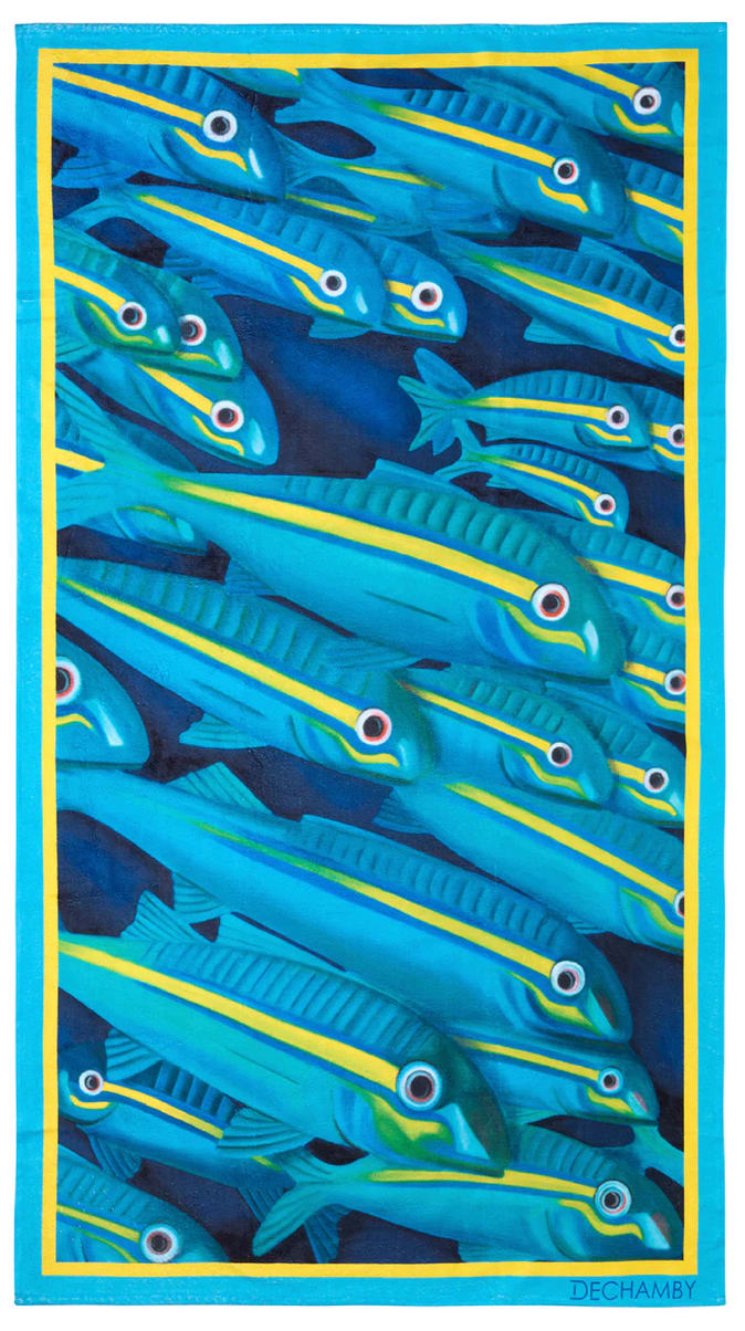 C.D. Nomadic Art, Beach Towel - Poisson