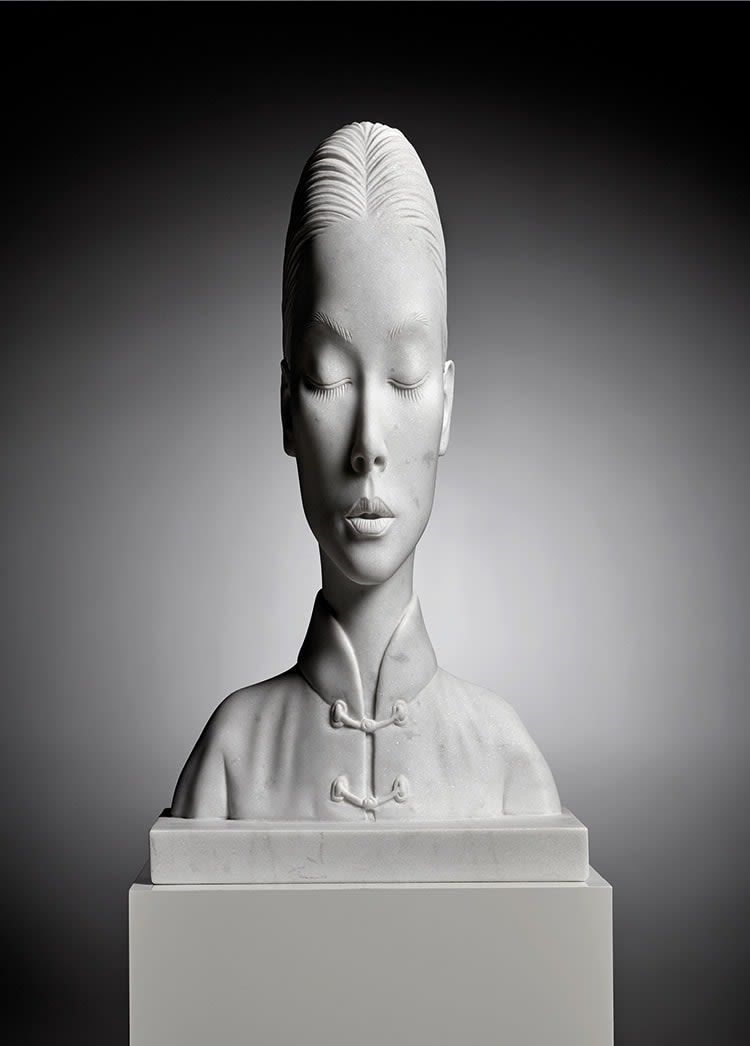 “Ushi”, sculpture by Isabelle Scheltjens artist from Belgium. Available at Carousel Fine West Palm Beach.