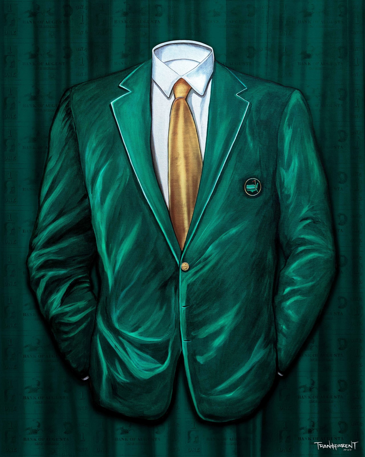 TRAN$PARENT, Masters Jacket Green, 2025