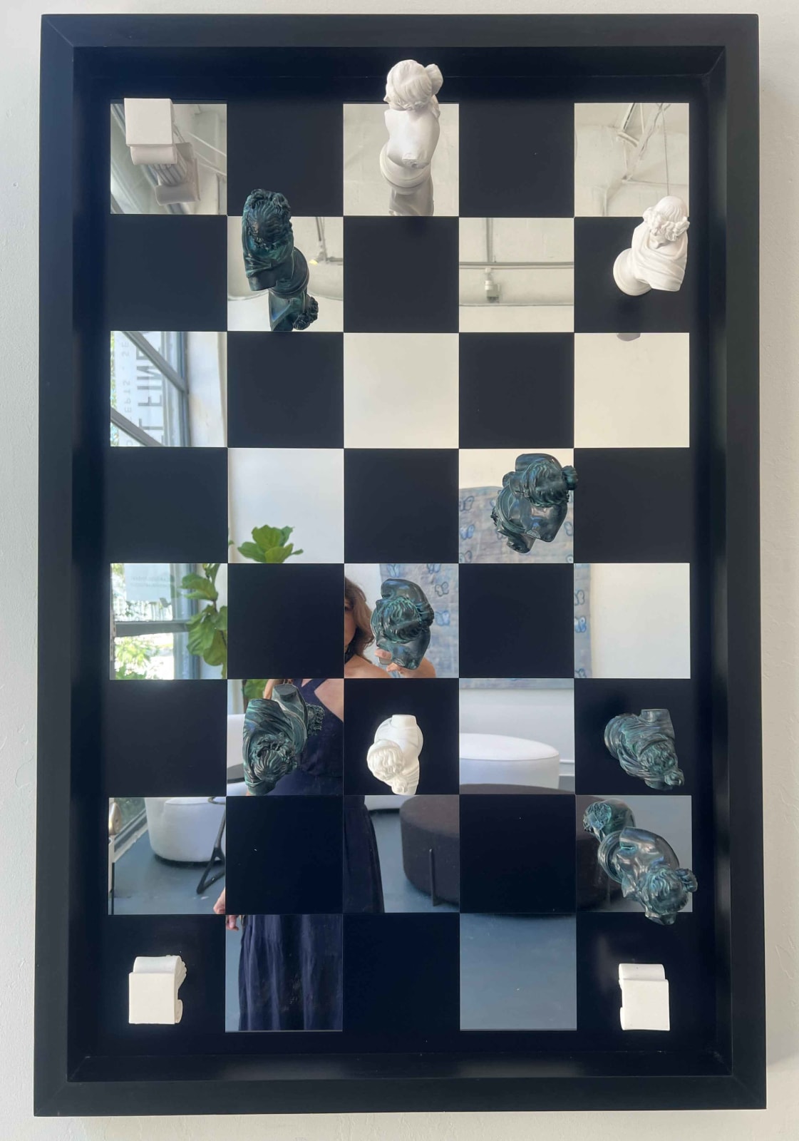 “Silent Warriors” is a structural artwork by Caroline De Souza, a Brazilian artist currently based in Greece. Available at Carousel Fine Art, Miami
