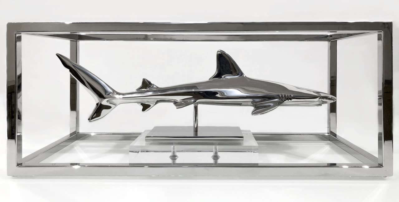 “Black Tip”, sculpture by Christopher Schulz artist from United States, based in California. Available at Carousel Fine Art West Palm Beach.