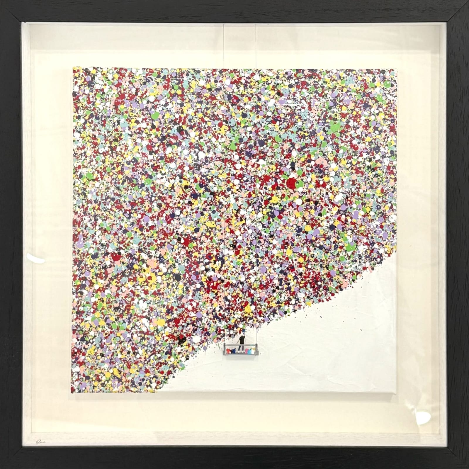 “Scrubbed out all Over”, mixed media artwork by Roy’s People artist from London. Available at Carousel Fine New Buffalo.