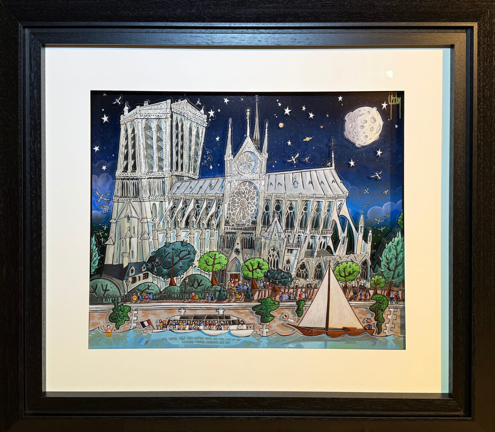 “Esmeralda” , painting by Alain Godon artist from France. Available at Carousel Fine Art Miami.
