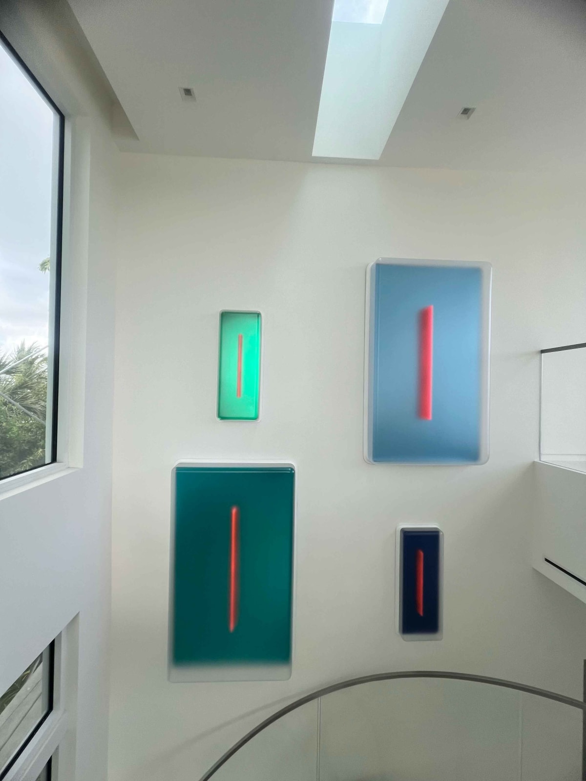 Casper Brindle, Vacuum Formed Light Glyph - Light Blue, 2022