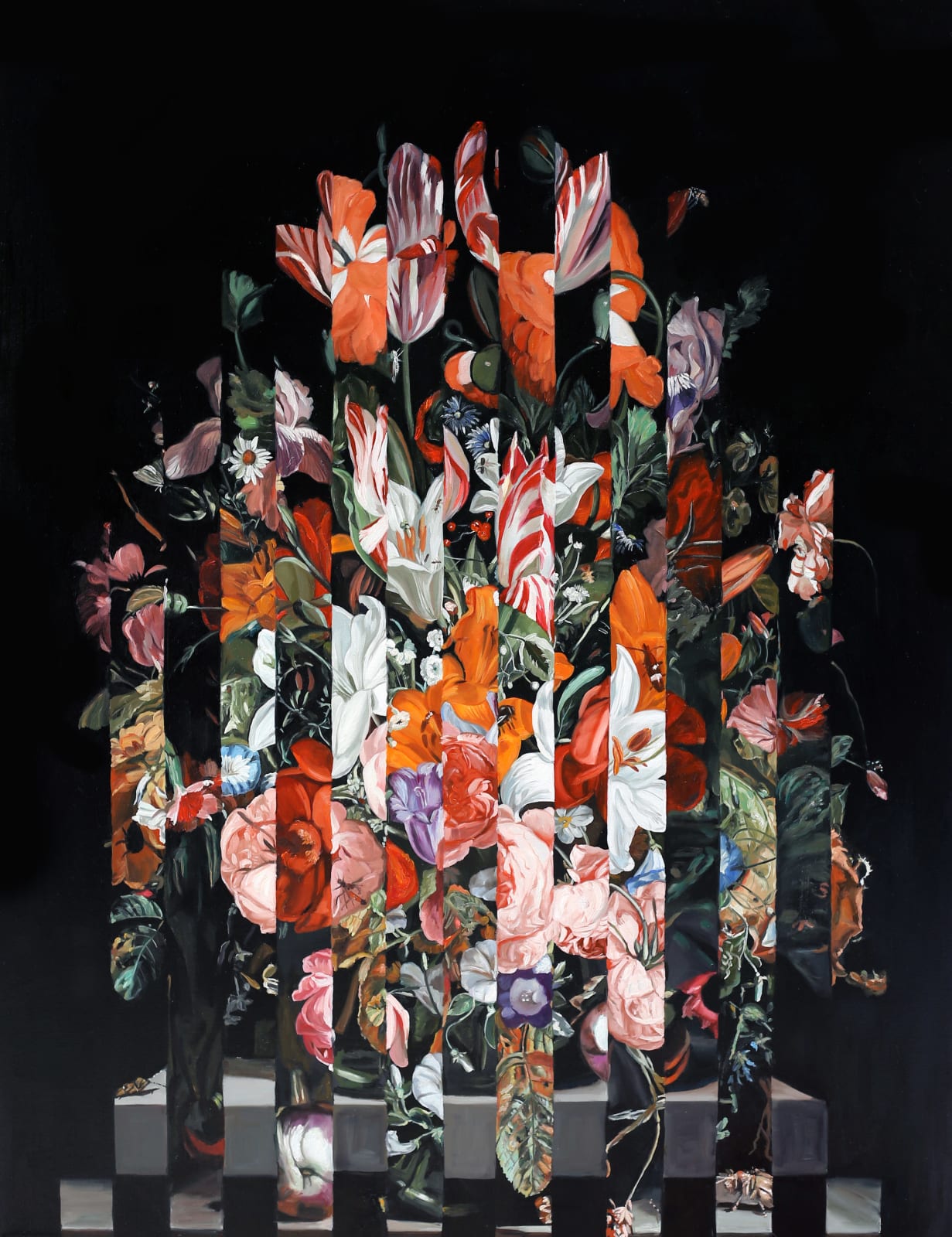 “I Hear Your Paint Houses” , painting by Dan Alva artist from The United States. Available at Carousel Fine Art Atlanta.