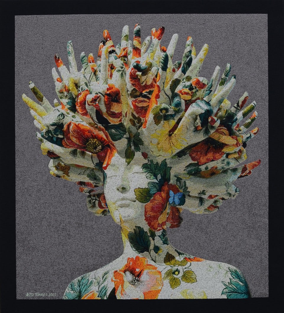 “Calmest is Power I” , painting by Alexi Torres artist from Cuba, based in the United States. Available at Carousel Fine Art Atlanta.