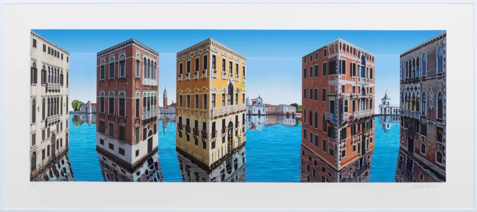 Patrick Hughes, Canaletto, 2024