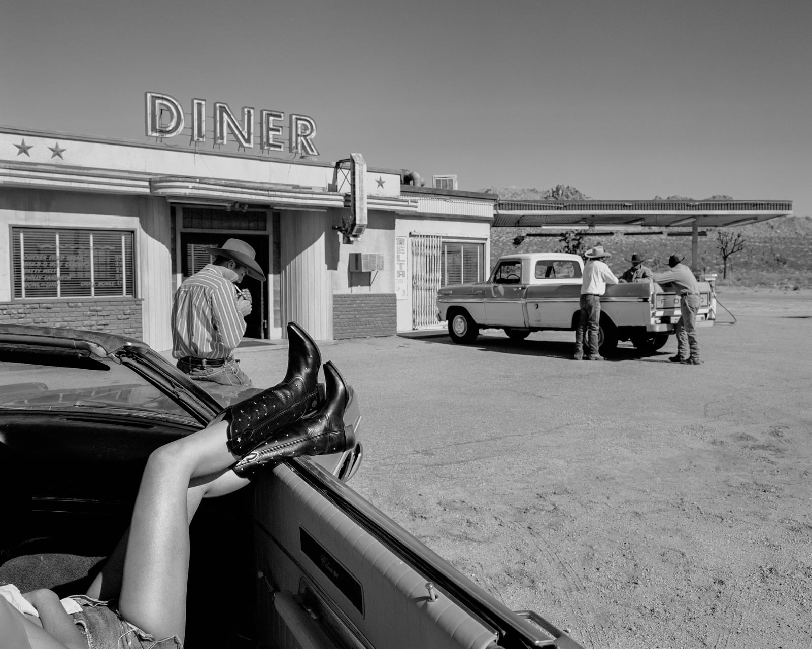“Pit Stop”, photograph by American artist Beau Simmons. Available at Carousel Fine Art Atlanta.